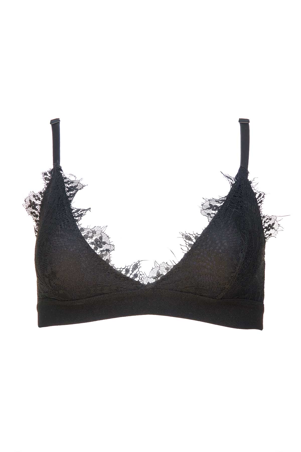 ATHENA BRALETTE - Triangle lace bra - fiore black