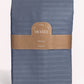 Sateen Stripe - Duvet Cover Set - Dark Grey