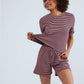Soft Patterned Short Pyjama Set - Multi Colour
