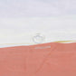 Reversible Percale Duvet Cover- Peach & Ecru