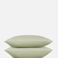 Classic Percale - Fitted Sheet Set -  Sage Green
