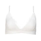 Athena Bralette Triangle Lace Bra Ecru