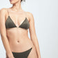 Shimmer Padded Bikini Set Green