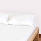 Lavish Sateen - Fitted Sheet Set - White - Ocoza