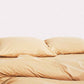 Classic Percale Duvet Cover - Creme Brule