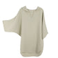 Cocoon Cotton Poncho-Light Green