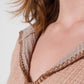 Cocoon Cotton Poncho-Sunset