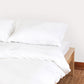 Lavish Sateen Duvet Cover - White