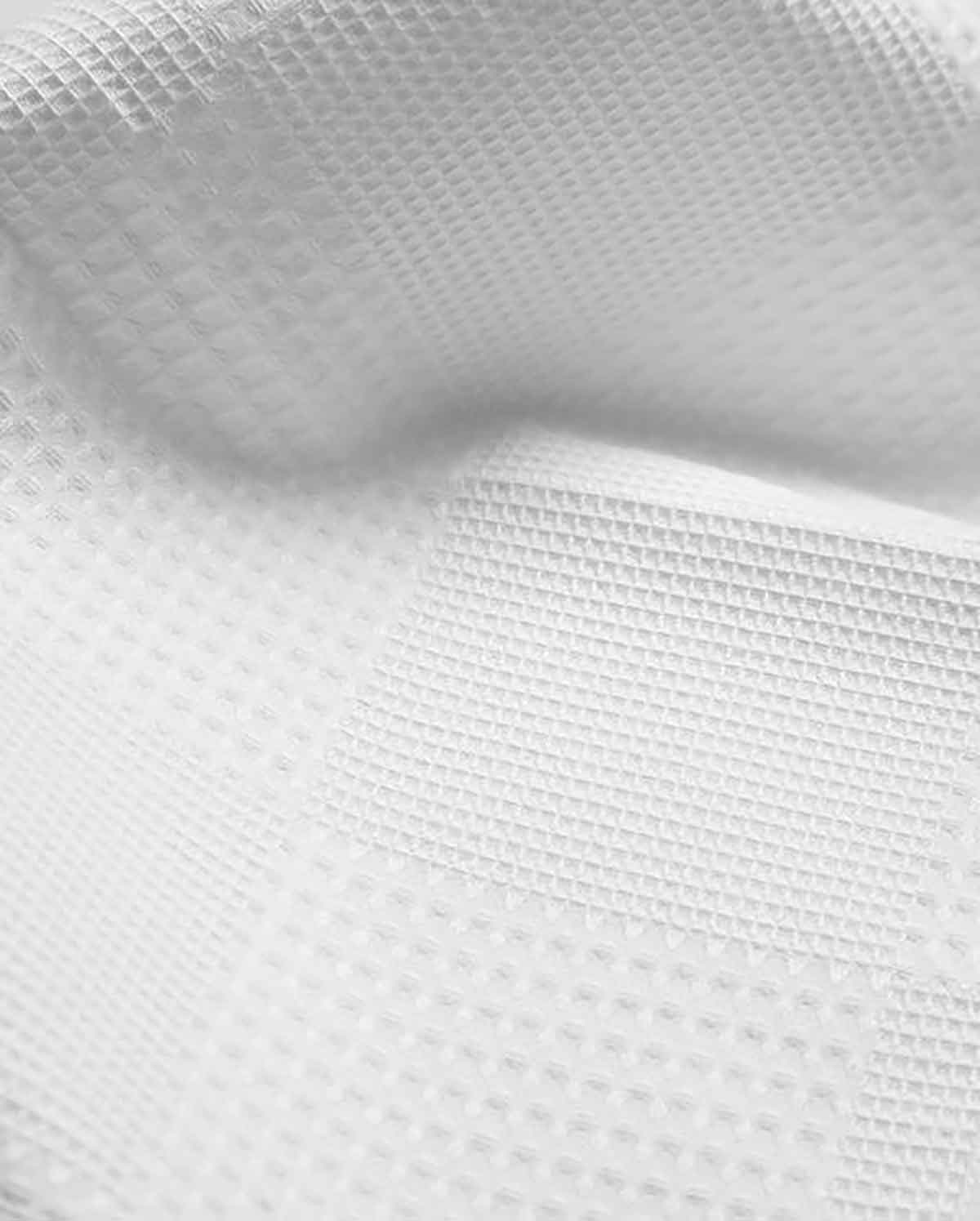 Santorini Cotton Bath Robe - White