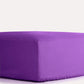 Classic Percale Fitted Sheet - Purple - Ocoza