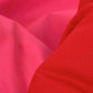 Reversible Percale Duvet Cover - Fuchsia & Red