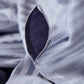 Sateen Stripe - Core Bedding Set - Dark Grey & Grey