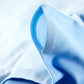 Reversible Percale Bedding Set - Blue & Baby Blue