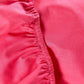 Reversible Percale Bedding Set - Fuchsia & Red