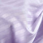 Sateen Stripe Duvet Cover - Lilac
