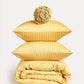 Sateen Stripe - Core Bedding Set - Gold