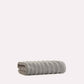 Cotton Ribbed Towel Set - Dark Grey (2 Towels)