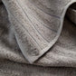 Cotton Ribbed Towel Set - Dark Grey (2 Towels)