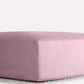 Classic Percale Fitted Sheet - Nude Pink - Ocoza