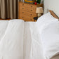 Sateen Stripe - Core Bedding Set (Flat) - White