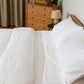 Sateen Stripe - Duvet Cover Set - White